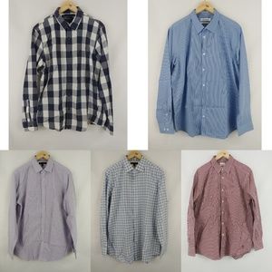 Lot of 5 L long sleeve shirts